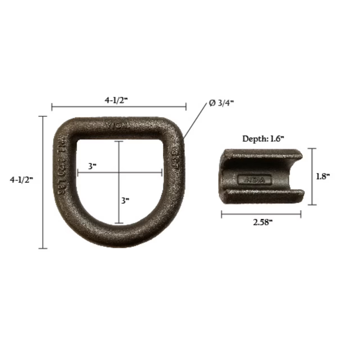 LASHING RING 3/4" - WELD ON