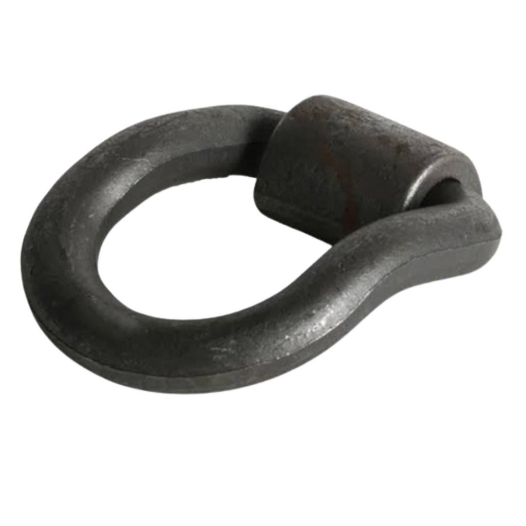 D-RING 1" - 45 DEGREE BEND - 15.5K WLL - WITH BRACKET