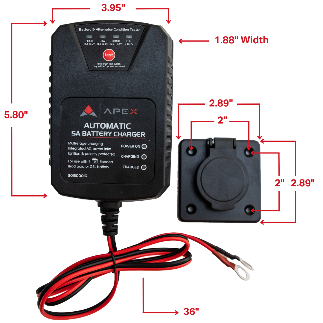 AUTOMATIC 5 AMP BATTERY CHARGER