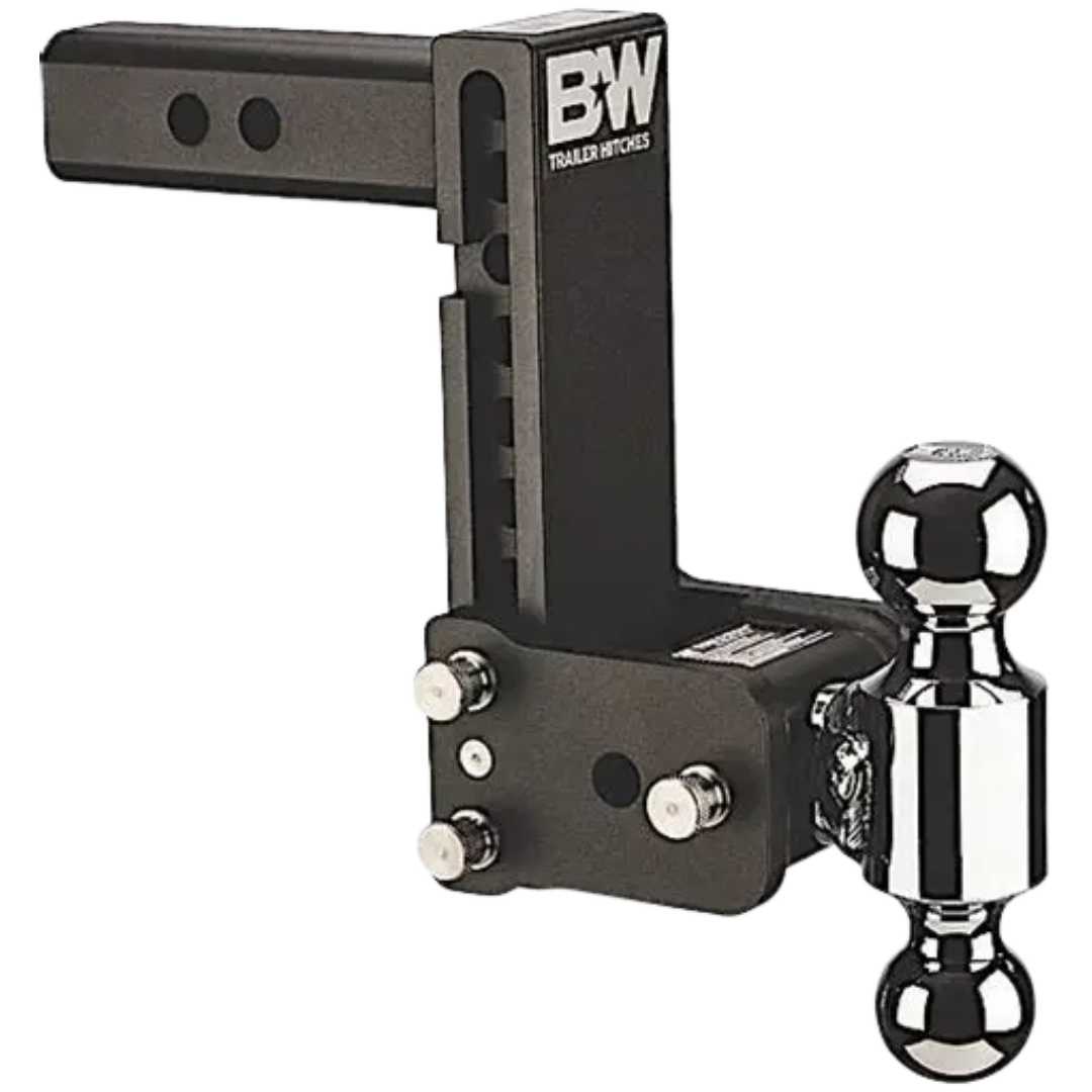 B&W TOW-STOW - DBL MOUNT - 2" SHANK - 2x2-5/16" BALL - 10K