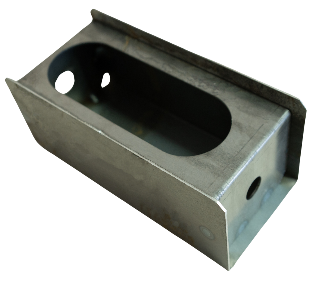 OVAL TAILLIGHT BRACKET 3/4" SIDE LIGHT W/ LICENSE PLATE HOLDER DRIVER/PASSENGER