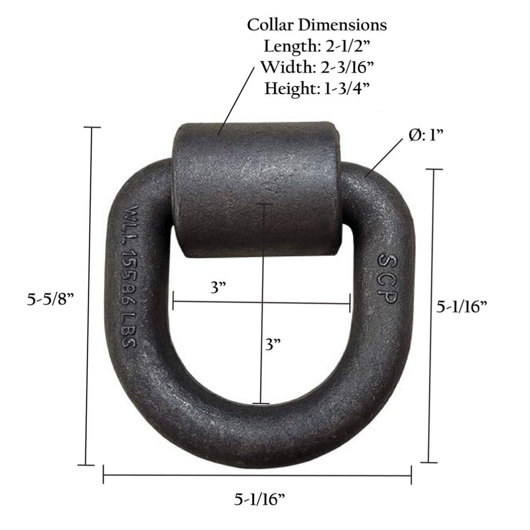 LASHING RING 1" - WELD ON