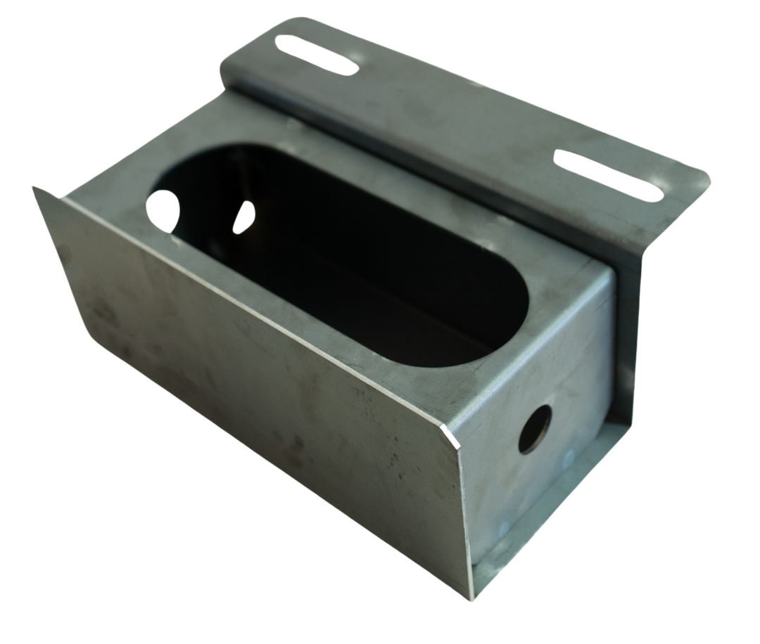 OVAL TAILLIGHT BRACKET 3/4" SIDE LIGHT W/ LICENSE PLATE HOLDER DRIVER/PASSENGER