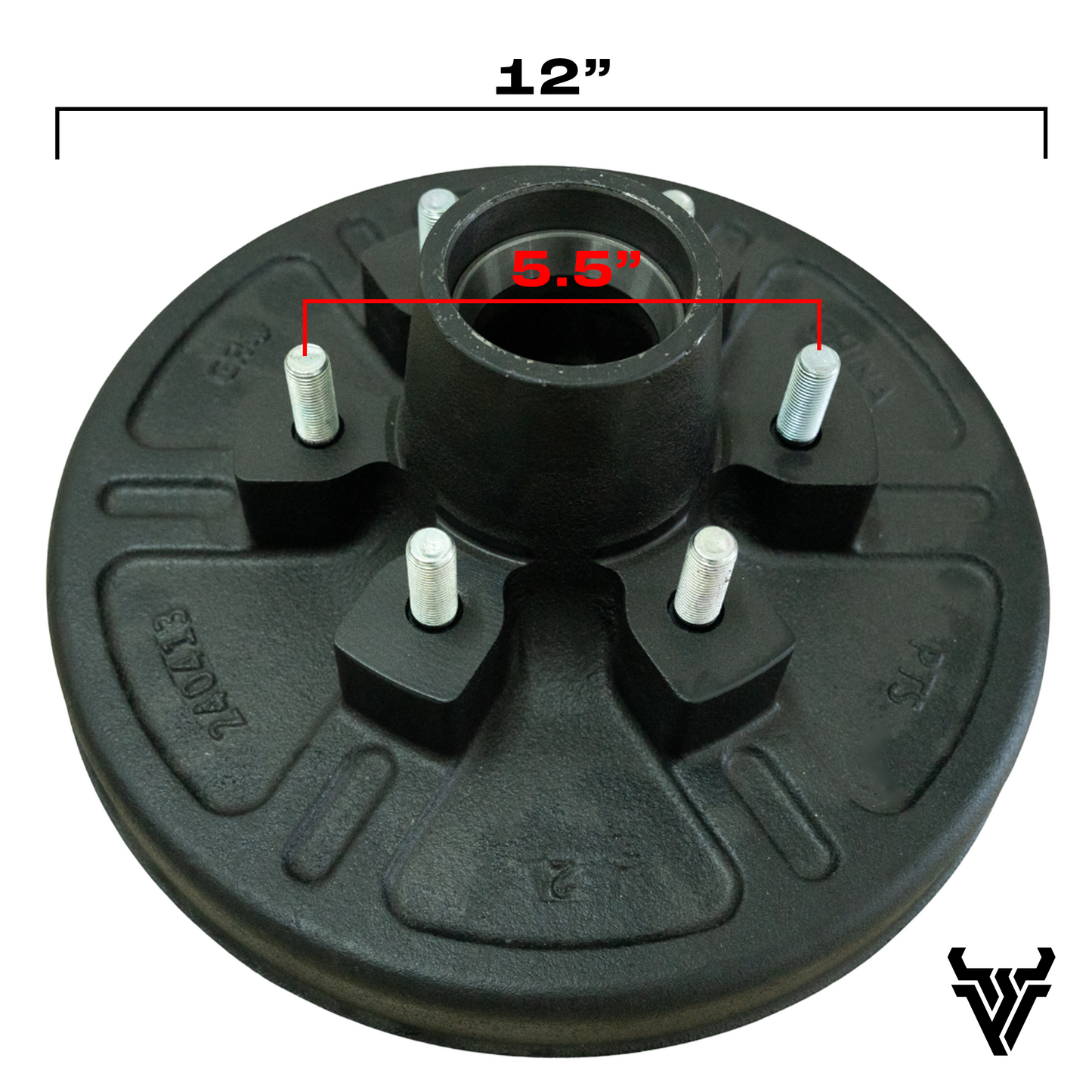 5.2K 6-5.5" BP BRAKE DRUM 12"