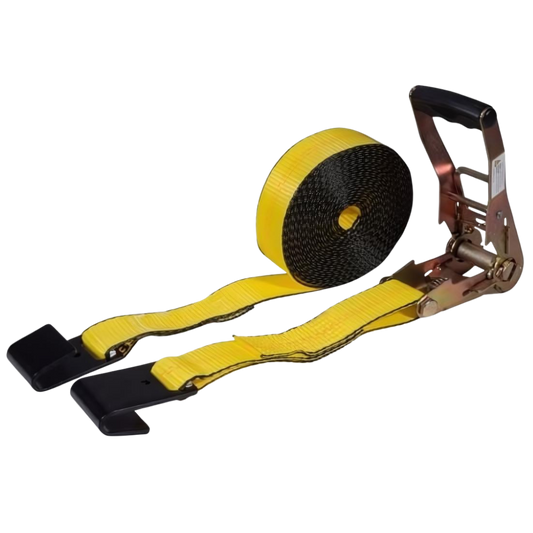 STRAP RATCHET - 2" X 27' - FLAT HOOKS - 3.3K