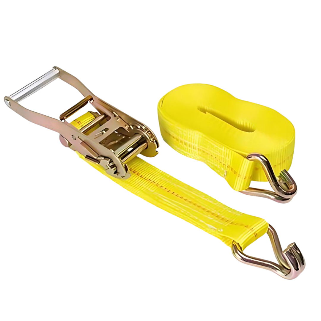STRAP RATCHET - 2" X 27' - J-HOOKS - 3.3K