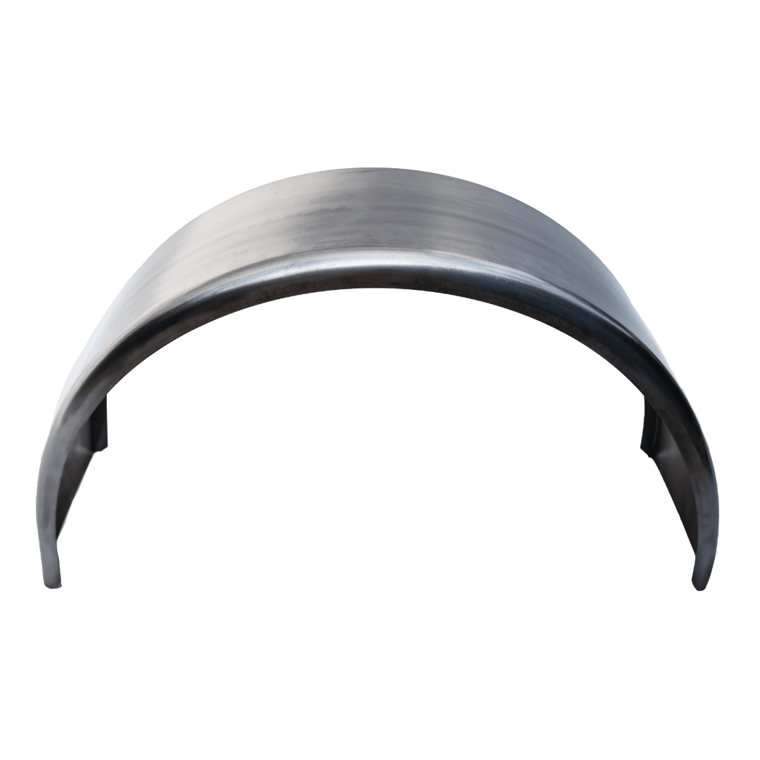 SINGLE AXLE ROUND FENDER - 16GA SMOOTH STEEL