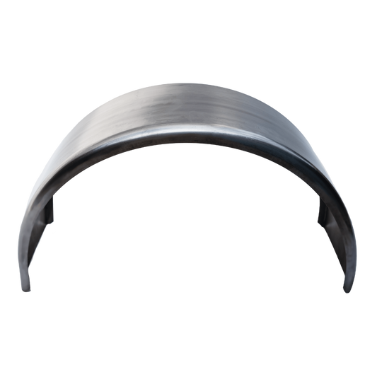 SINGLE AXLE ROUND FENDER - 16GA SMOOTH STEEL