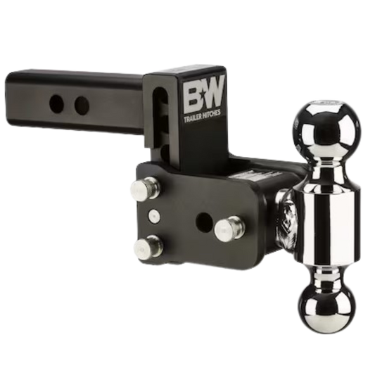 B&W TOW-STOW - DBL MOUNT - 2" SHANK - 2x2-5/16" BALL - 10K