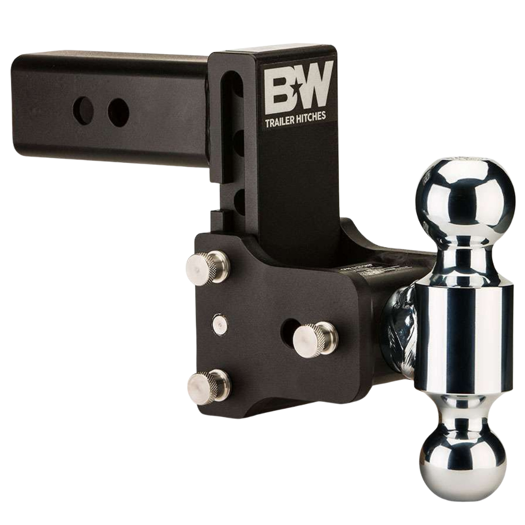 B&W TOW-STOW - DBL MOUNT - 2.5" SHANK - 2x2-5/16" BALL - 18K