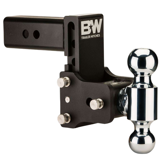 B&W TOW-STOW - DBL MOUNT - 2.5" SHANK - 2x2-5/16" BALL - 18K