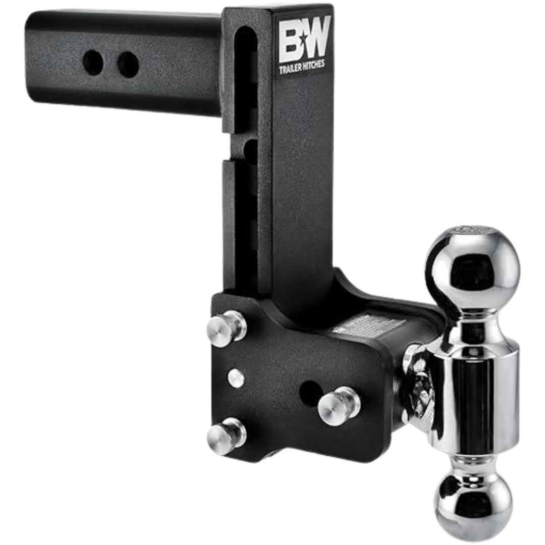B&W TOW-STOW - DBL MOUNT - 2.5" SHANK - 2x2-5/16" BALL - 18K
