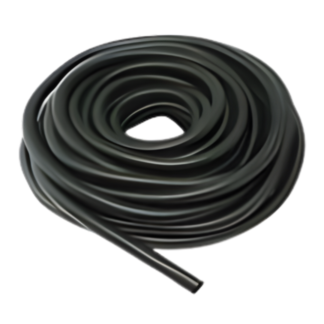 WIRE LOOM - BLACK POLY - 500' ROLL